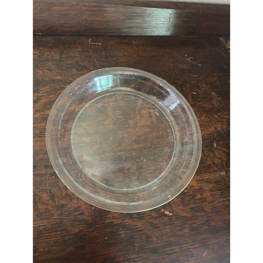 Vintage PYREX 209 Clear Glass 9 Inch Round Pie‎ Plate Baking Dish Ovenware